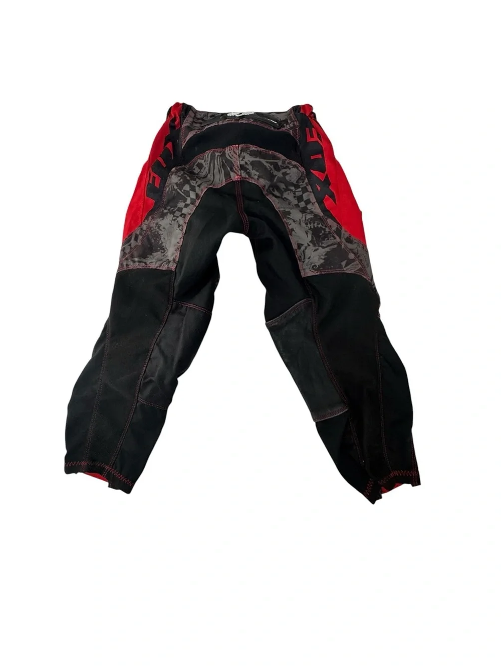 Fox Kids Red and Black Motocross Pants